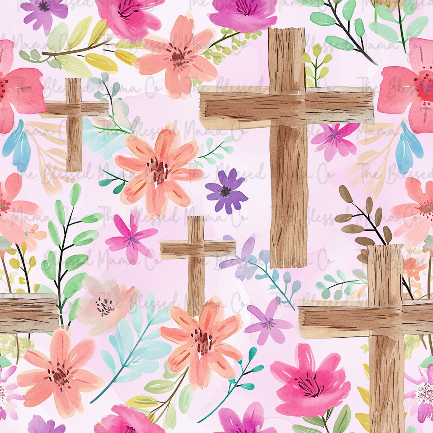 Watercolor Crosses Custom