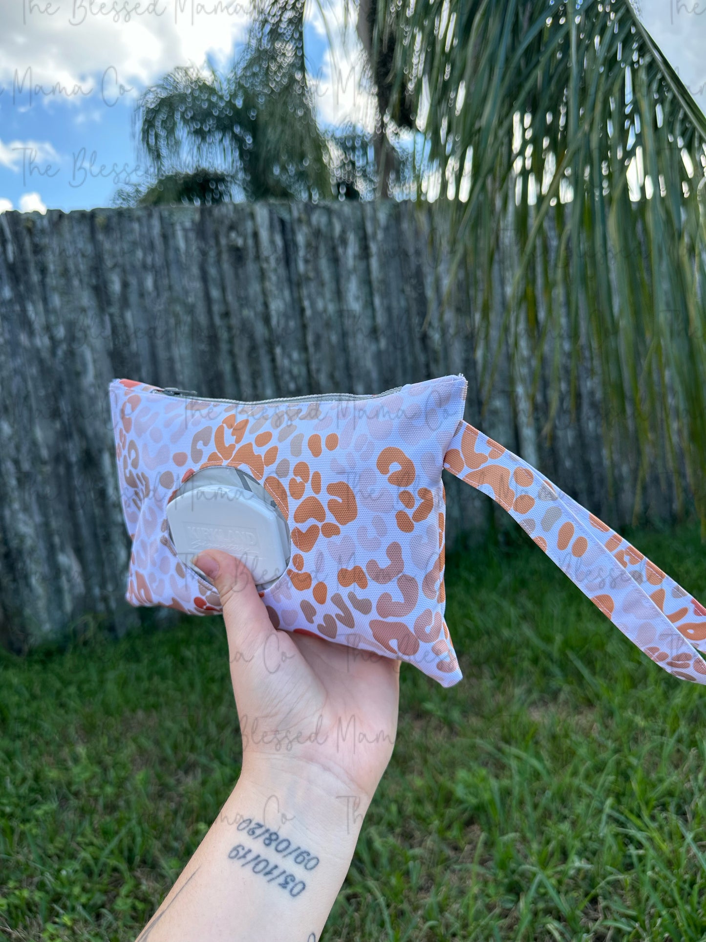 Leopard Wipe Pouch