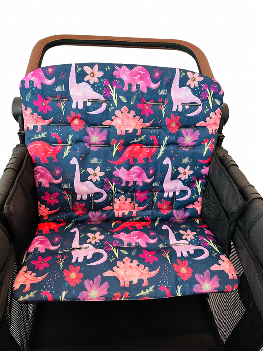 Pink Dinosaur Seat Covers