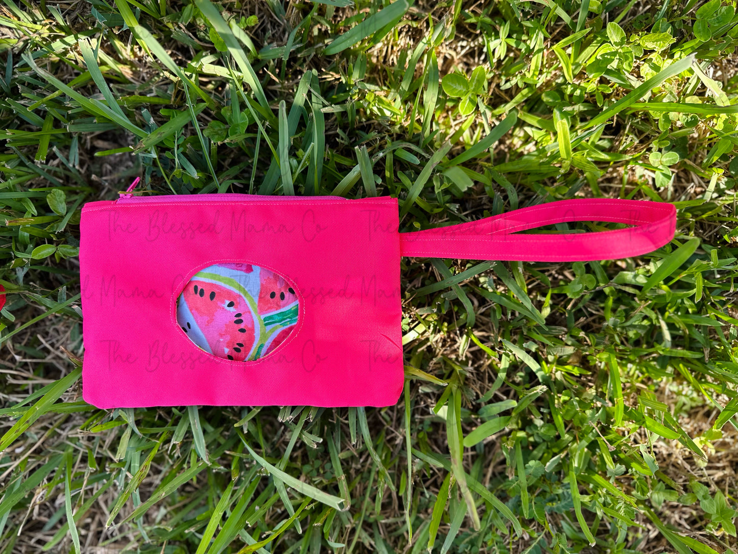 Watermelon wipe pouch