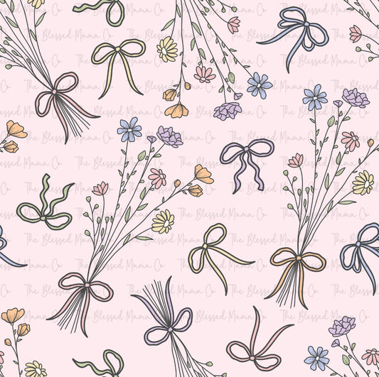 Dainty Bow Floral Custom
