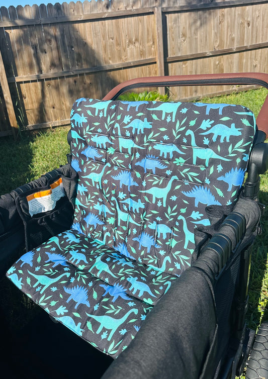 Blue Dinosaur Seat Covers