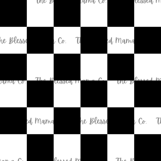 Black and White Checker Custom