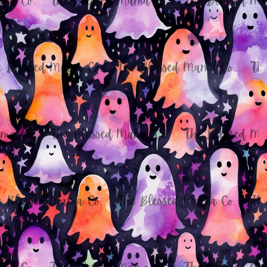 Watercolor Ghosts Custom