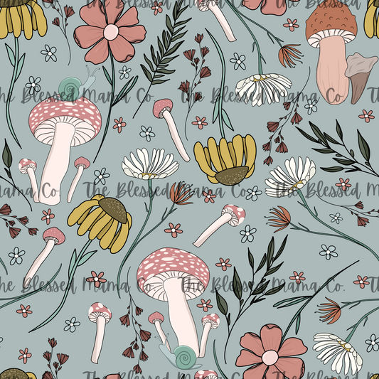 Mushroom Floral Custom