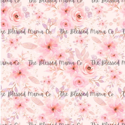 Pink Watercolor Floral Custom