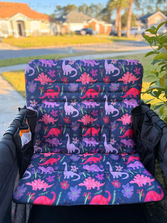 Purple Dinosaur Seat Covers